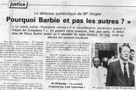 L'Union, 2 juillet 1987 - Barbie Vergès