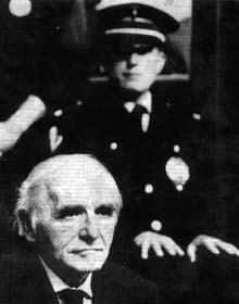 Photo de Klaus Barbie parue dans Le Matin, 15 mai 1987