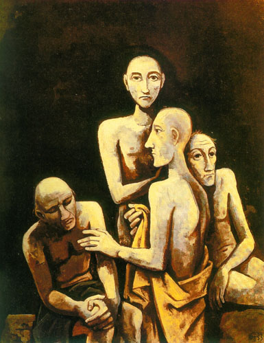 Karl Hofer, Prisonniers, 1933