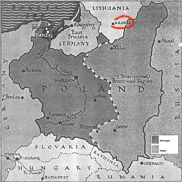 La Lituanie au moment du partage de la Pologne (1939)