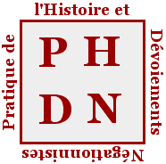 logo PHDN - Pratique de l'histoire et dévoiements négationnistes